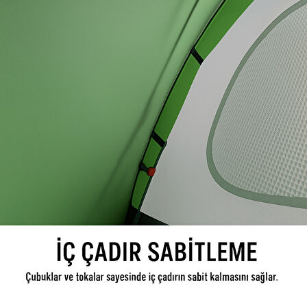 HUSKY BROFUR YESIL 3 CADIR
