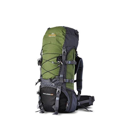 Pinguin Rucksacks Explorer 60 lt Su Geçirmez Outdoor Sırt Çantası Yeşil