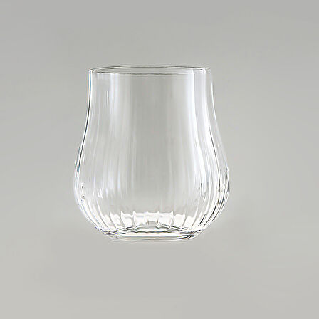 Jumbo Tulipa Tumbler Optikli Bardak Takımı 350 ml