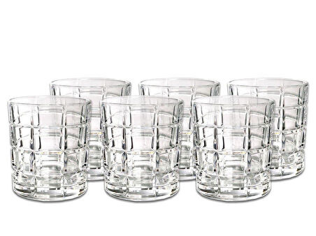 Bohemia Kristal Scale Orbit Viski Bardak 320 ml 6 Parça  