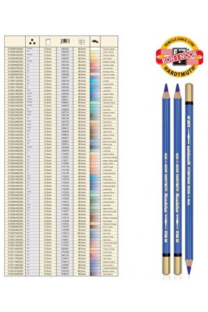 Mondeluz 3720/41 3,8 Mm Çekirdekli Suluboya (aquarell) Pastel Boya Kalemi 1 Adet