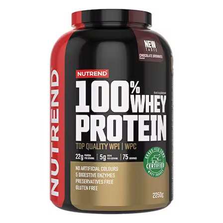 Nutrend %100 Whey Protein 2250 Gr - ÇİKOLATA BROWNIE