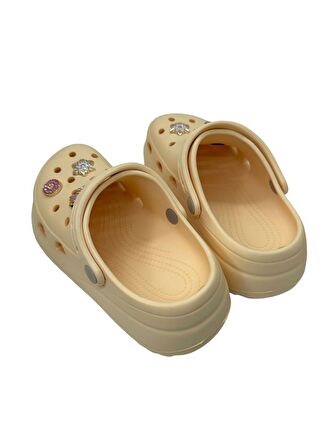 Crocs Tipi Yüksek Tabanlı Terlik Hastane Terliği Hemşire Doktor Aşçı Günlük Yazlık 