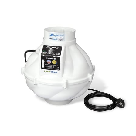Prima Klima PK125-WHSPEC Sessiz Fan 800 m3/h 125 mm EC Motor - Hız Kontrol