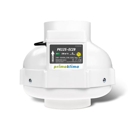 Prima Klima PK125-EC29 Sessiz Fan 330 m3/h 125 mm EC Motor