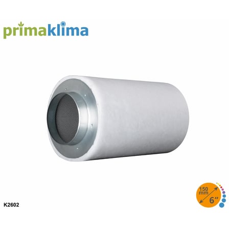 prima klima k2602 karbon filtre 620 m3/h 150 mm