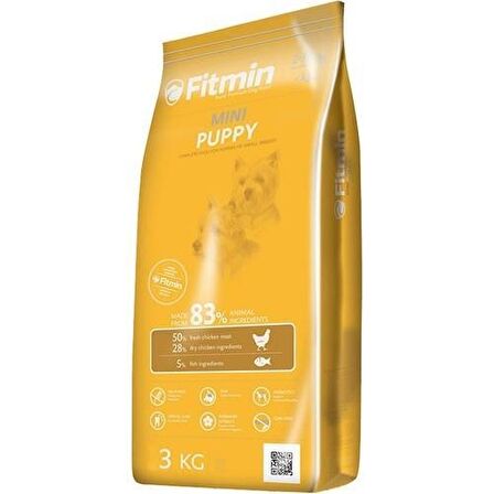 Fitmin Original Tavuklu Yetişkin Kuru Köpek Maması 3 kg