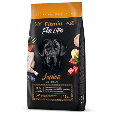 Fitmin Forlife Junior Büyük Irk Yavru Köpek Maması 12 kg