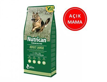 Nutrican Adult Large Tavuk Etli Büyük Irk Köpek Maması 1 Kg AÇIK