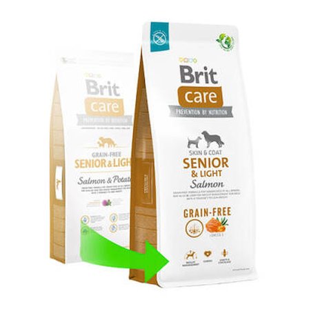 Skin Coat Senior Light Somonlu Tahılsız Light Yaşlı Köpek Maması 3 Kg