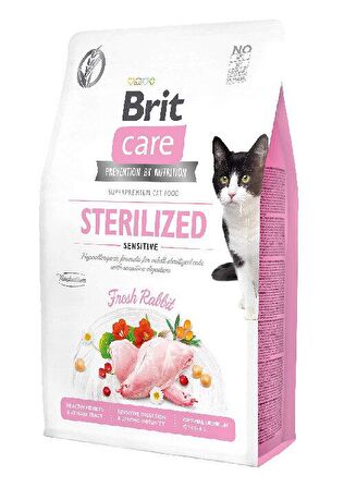 Brit Care Sterilised Tavşan Etli Tahılsız Kısırlaştırılmış Kedi Maması 2 Kg