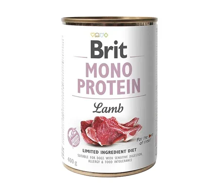 Brit Care Mono Protein Kuzu Etli Köpek Konservesi 400 Gr 6'lı Paket