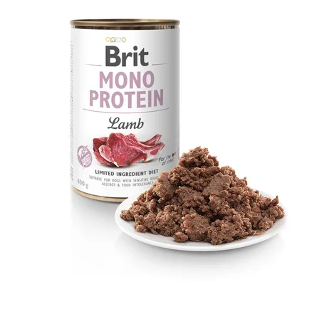 Brit Care Mono Protein Kuzu Etli Köpek Konservesi 400 Gr 6'lı Paket