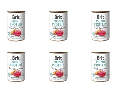 Brit Care Mono Protein Ton Balığı ve Tatlı Patetesli Köpek Konservesi 400 Gr 6'lı Paket