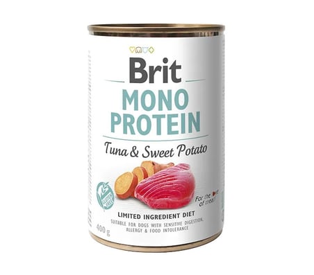 Brit Care Mono Protein Ton Balığı ve Tatlı Patetesli Köpek Konservesi 400 Gr 6'lı Paket