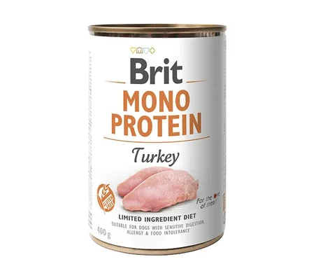 Brit Care Mono Protein Hindi Etli Köpek Konservesi 400 Gr 6'lı Paket