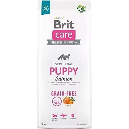 Brit Care Tüm Irklar için Somonlu ve Patatesli Tahılsız Yavru Köpek Maması 12 Kg