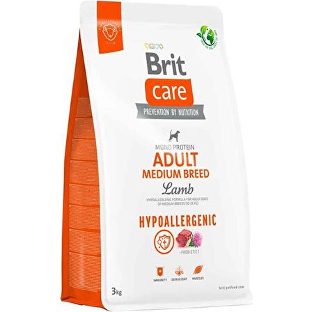 Brit Care Adult Medıum Breed Hypoallergenıc Köpek Kuru Maması 3 Kg ( Yeni ) 