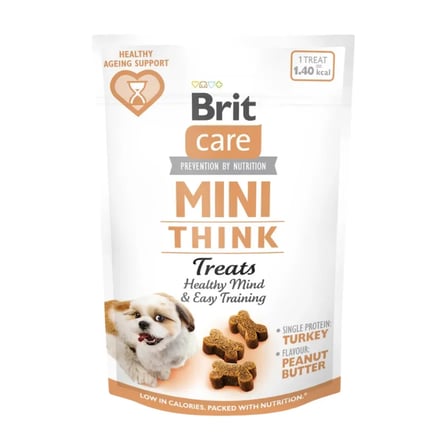 Brit Care Mini Treats Think Hindili Yarı Nemli Küçük Irk Köpek Ödül Maması