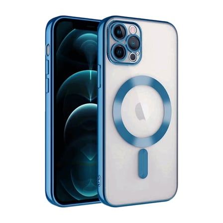 Apple iPhone 13 Pro Kılıf Kross Magneticsafe Kapak - Sierra Blue