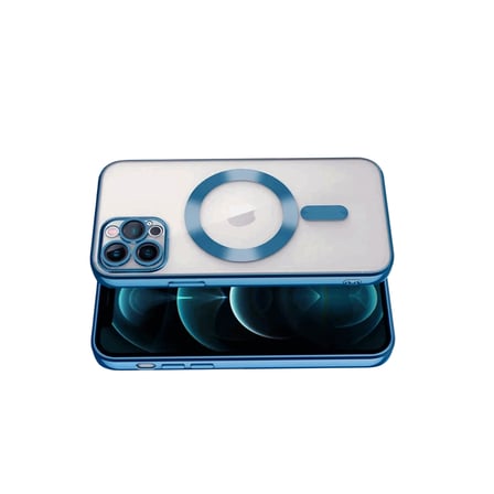 Apple iPhone 13 Pro Kılıf Kross Magneticsafe Kapak - Sierra Blue