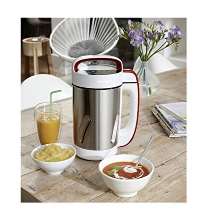 Philips HR2200-80 Viva Collection SoupMaker Çorba Ustası TEŞHİR ÜRÜNDÜR TANITIM İÇİN KULLANILMIŞTIR!!