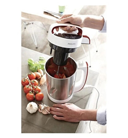 Philips HR2200-80 Viva Collection SoupMaker Çorba Ustası TEŞHİR ÜRÜNDÜR TANITIM İÇİN KULLANILMIŞTIR!!