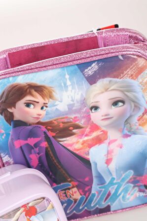 COOL GIRL LİSANSLI FROZEN ELSA BESLENME ÇANTASI VE BESLENME KUTUSU YEMEK SETİ