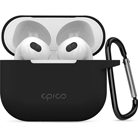 Epico Silikon Outdoor Kılıf AirPods 3. Nesil - Siyah