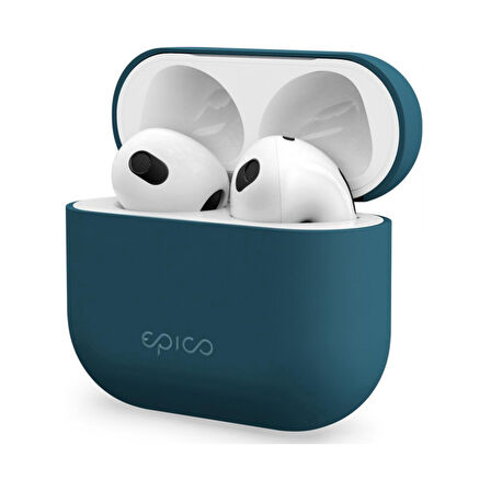 Epico Silikon Kılıf AirPods 3. Nesil - Koyu Mavi