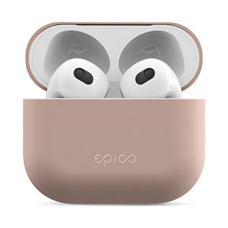 Epico Silikon Kılıf AirPods 3. Nesil - Açık Pembe