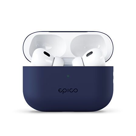 Epico Silikon Kılıf AirPods Pro 2 - Koyu Mavi