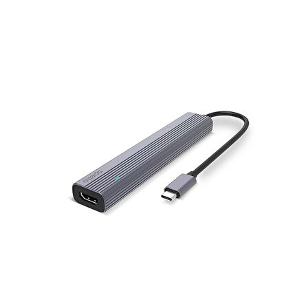 Epico Spello USB-C Hub Slim 7'si 1 Arada - Uzay Grisi