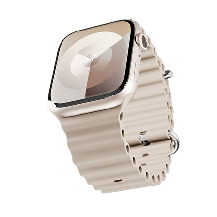 Epico Watch Kayış Ocean Apple Watch 42/44/45/49mm - Fildişi