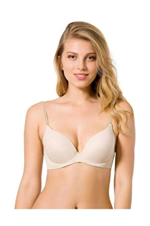 Desteksiz Balenli Klasik Sütyen 7010 Micro Kaplı