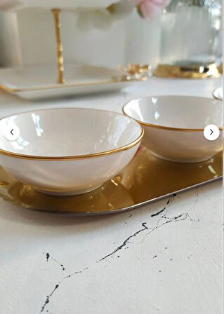 REGNA HOME Fine Living Trio Bowl Set -4 parça