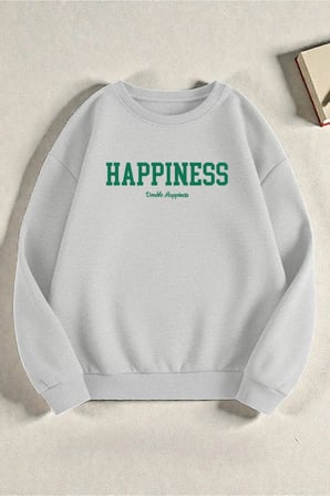 Çok Renkli Karışık Seri Baskılı Sweatshirt 3'lü Fırsat Paketi