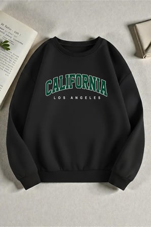 Çok Renkli Karışık Seri Baskılı Sweatshirt 3'lü Fırsat Paketi