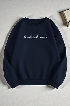 Çok Renkli Karışık Seri Baskılı Sweatshirt 3'lü Fırsat Paketi
