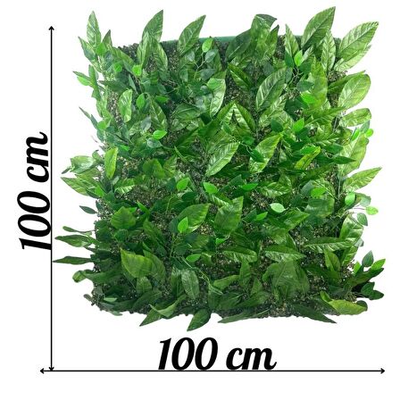 Yapay Çiçek Duvar Kaplama Yapay Duvar Çiçeği 1M2 100*100CM Panel Şimşir Yapay Çiçekli Duvar 