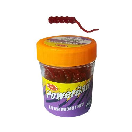 Power Bait 9953 Litter Maggot Red Kurt