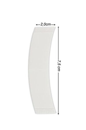 True Tape SuperTape Protez Saç Bandı Oval " LF Contour" (2cm x 7,5 cm) 36 Adet