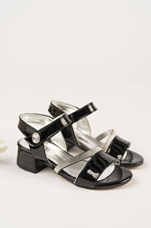 Kız Çocuk Taşlı Abiye Ayakkabı