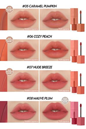 Blur Efekti Veren, Nemlendirici, Hafif Dokulu Tint Clio Dewy Blur Tint (06 Cozy Peach)