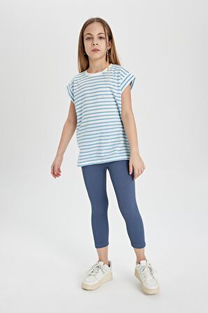 DeFacto Kız Çocuk Midi Seamless Tayt C1532A824SMIN247
