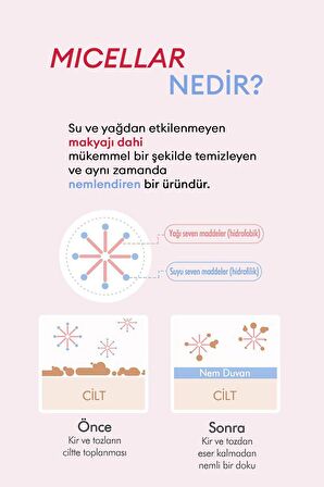 Nemlendirici Etkili Makyaj Temizleyici Su 300ml APIEU Micellar Cleansing Water (Moisture)