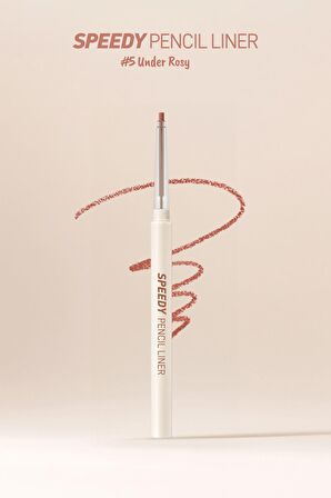 Suya Dayanıklı Kolay Kullanım Sunan Göz Kalemi Peripera Speedy Pencil Liner (5 Under Rosy)