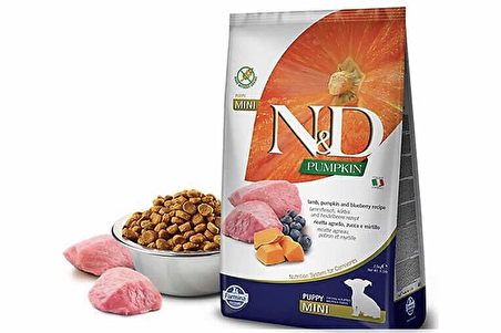 N&D Bal Kabaklı-Kuzu Etli Küçük Irk Yavru Kuru Köpek Maması 2.5 kg