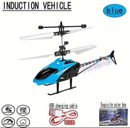 Sensörlü Şarjlı Uçan Helikopter