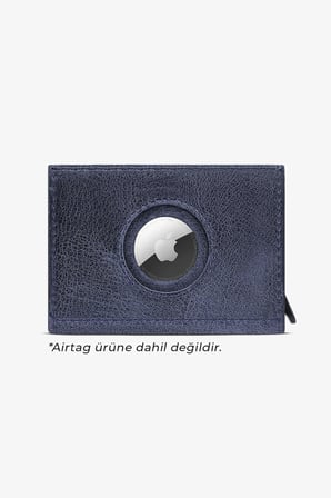 Airtag Mekanizmalı Cüzdan - Lacivert